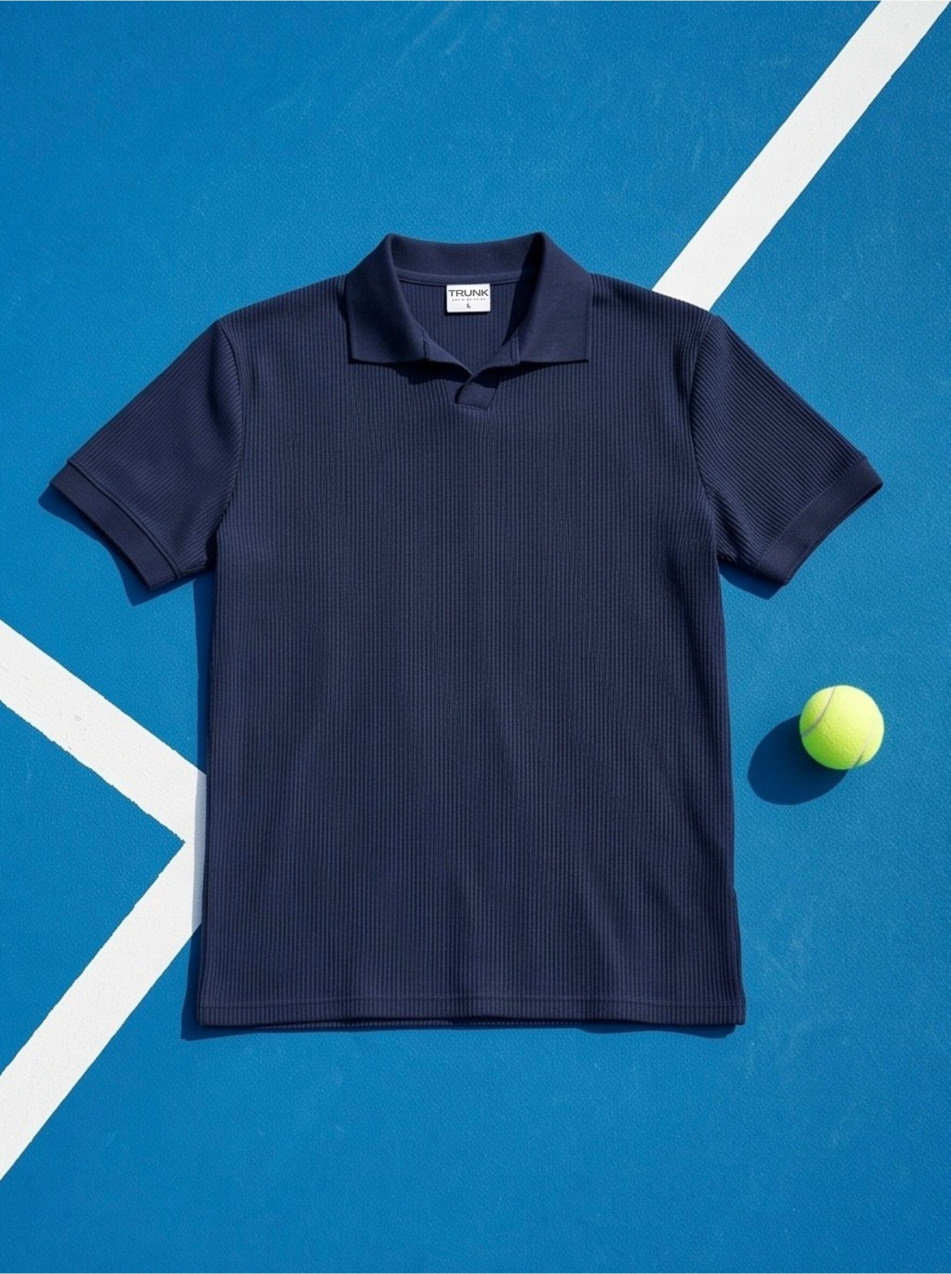 Navy Blue Polo T-Shirt - Image 4